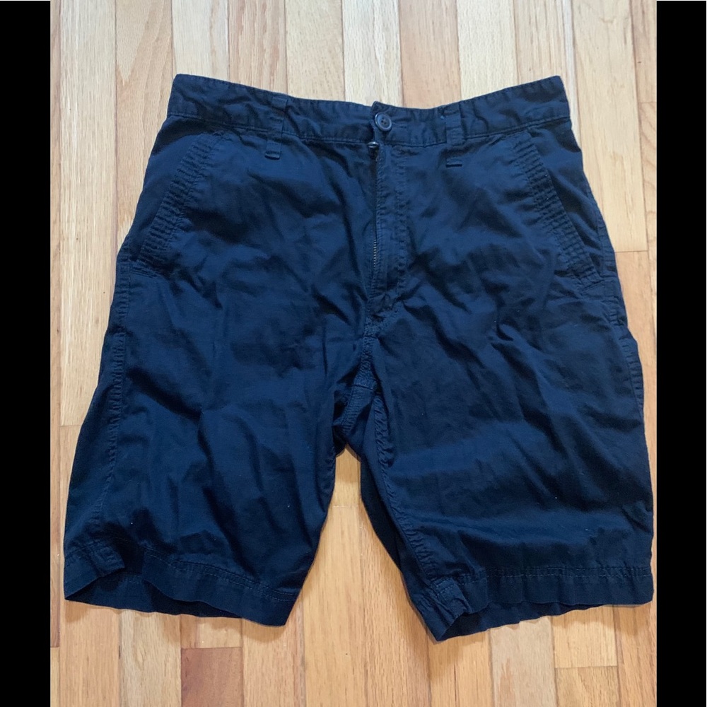 Black Boyd Cotton Shorts